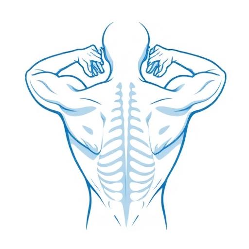 Przewlekle spięte mięśnie z powodu stresu - głęboki masaż pleców